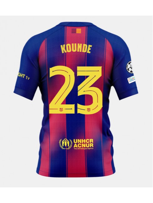 Barcelona Jules Kounde #23 Domaci Dres 2025-26 Kratak Rukavima Barcelona Jules Kounde #23 Domaci Dres 2025-26 Kratak Rukavima
